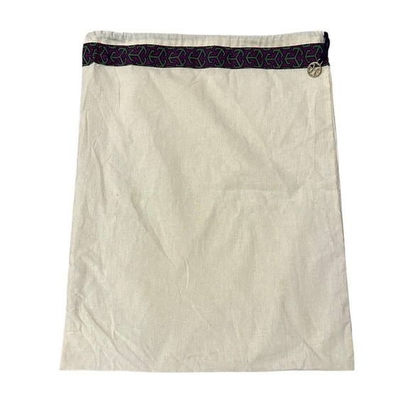 Tory Burch Dust Bag drawstring Logo charm show or bag cover 18x14 medium - Picture 1 of 9